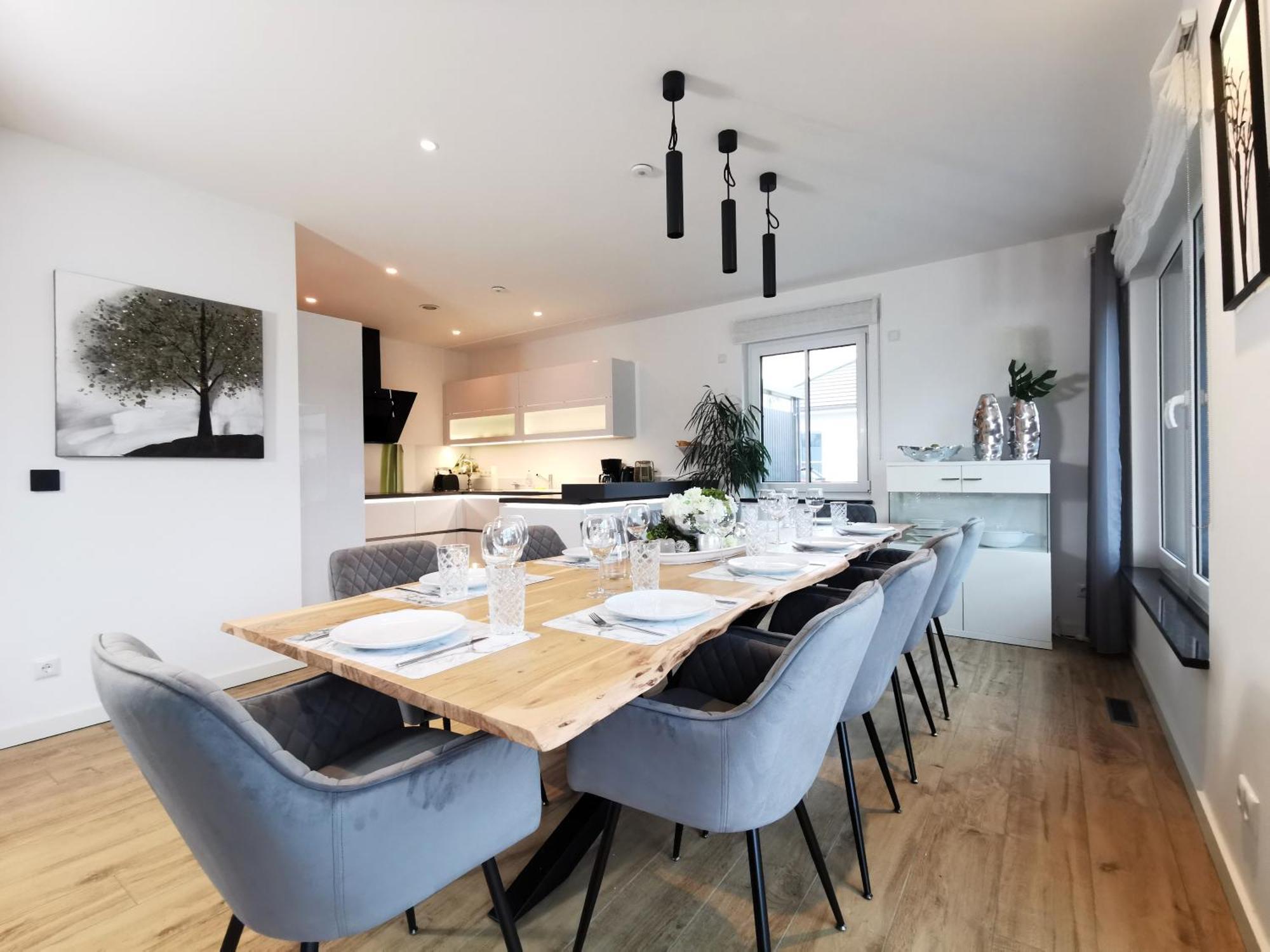 Bohnapartments Luxury Villa Berlin - 210Qm - Wintergarten - Kamin - 4 Kostenlose Parkplaetze - 6 Schlafzimmer - Neubau - Luxusausstattung Birkenwerder Екстериор снимка